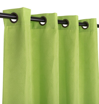 TC CORTINA JACQUARD 2 PCS TARAPACA 140X220 # 46 - verde