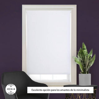 Cortina Roller Blackout 120 X 220 Cm Marfil