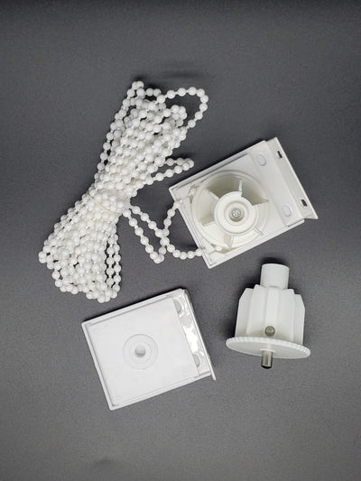 SET UNIDAD DE CONTROL SMALL CUAD + CADENA 4M BLANCO - blanco