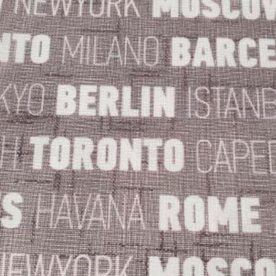 GASA ESTAMPADA DISEÑO LETRAS 2.8 CM NEGRO - negro