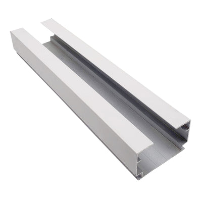 RIEL SUPERIOR CORTINA VERTICAL BLANCO - blanco