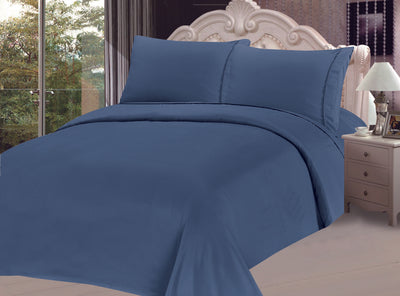 Sábanas Microfibra Lisa - azul