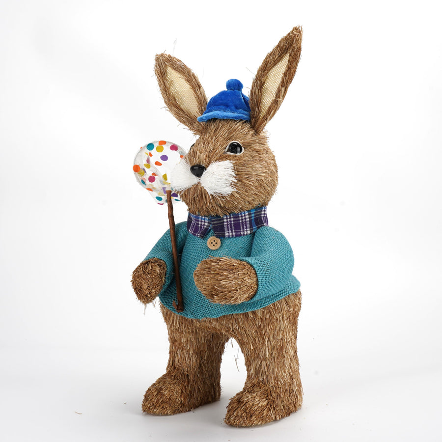 Conejo Pascua peluche 45cm banderín