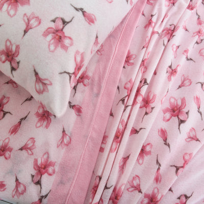 Sábanas Polar Estampada Floral