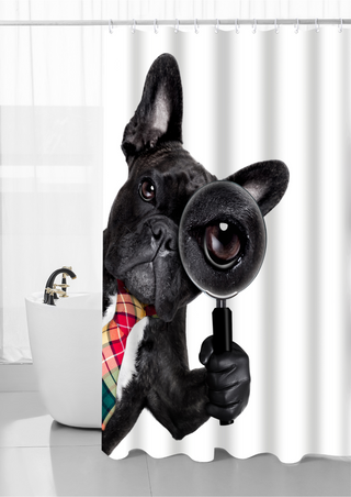 Cortina Baño Esta Digital Perro