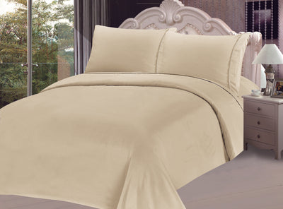 Sábanas Microfibra Lisa - beige