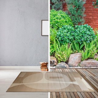 ALFOMBRA 240 X 340 SHAPES BEIGE