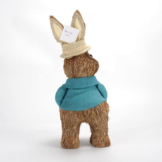 Conejo Pascua peluche 45cm gorra