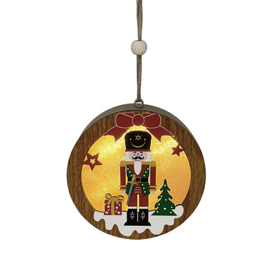 Deco Cascanueces Red C/Luz 017