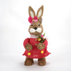 Coneja Pascua peluche 45cm vestido