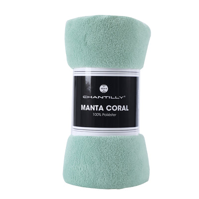 Manta Coral Lisa - agua