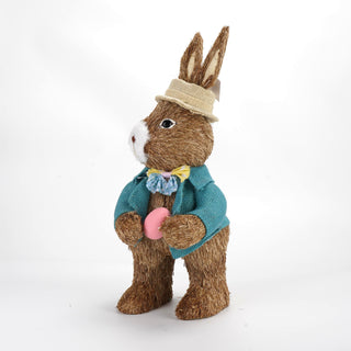 Conejo Pascua peluche 45cm gorra