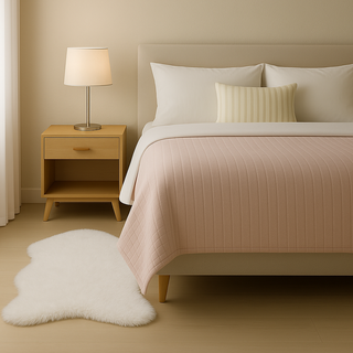 Bajada Cama Blanco 60 x90