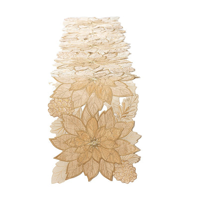 Camino Bord Flor Navidad 35X170Cm