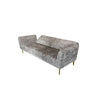 SOFA CAMA 3 CUERPOS GROMO GRIS ACERO