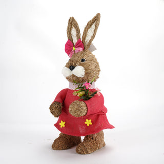 Coneja Pascua peluche 45cm vestido