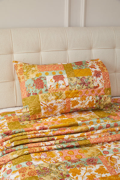 Quilt Sherpa Estampado Fall