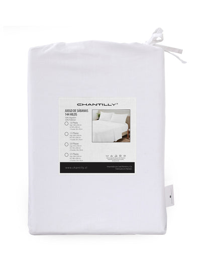 Sábanas 144 Hilos Lisas - blanco