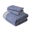 Quilt Sherpa Estampado Blue Frames