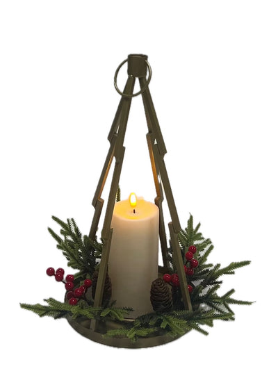 Candelabro Arbol C/Vela Led  02L