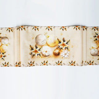 Camino Esferas Doradas 33X183Cm