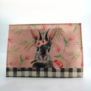 Individual 45x33cm Coneja de Pascua