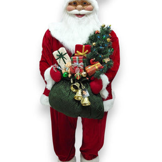 Santa Luz Y Musica Bolsa Arbol Regalos 1,20Cm