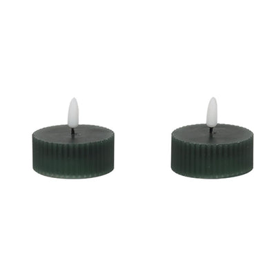 Set 2 Velas Cera Led #224 17X8X5,8Cm 052
