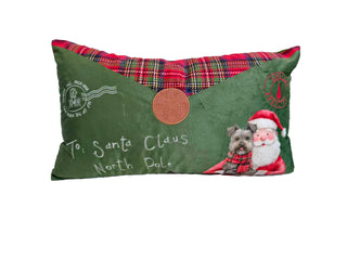 Funda Cojín Carta Santa Verde 30x50 cm