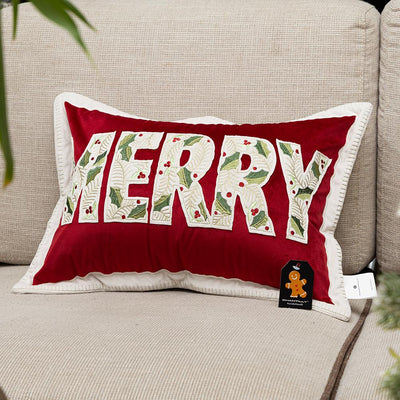 Funda Cojin Bord Merry #1 35X50Cm