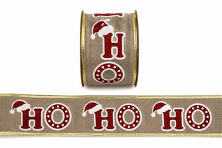 Cinta Deco Ho Ho Ho 6,3X914Cm