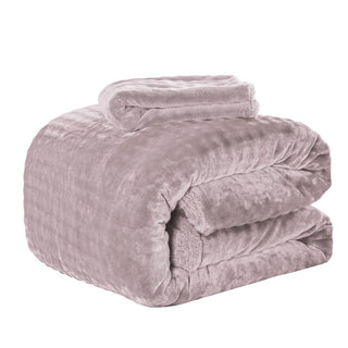 Plumón Sherpa Extra Cálido Chantilly 1.5 Plazas Lavanda