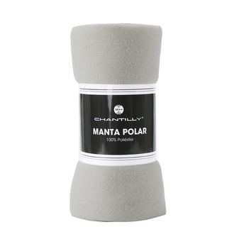Manta de Polar Lisa  Beige