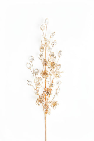 Rama Decorativa Acrílica Dorada 50 cm