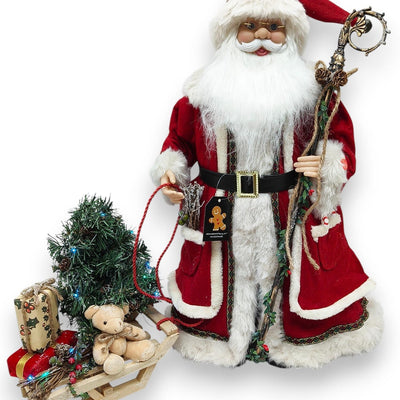 Santa Luz Y Musica Trineo Regalos 60Cm