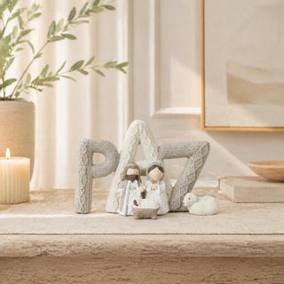 Sagrada Familia Paz Decorativa 25 cm