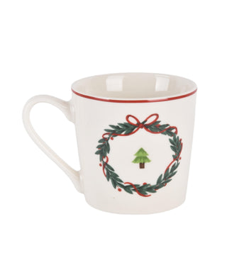 Tazón Corona de Pino Navideño 9,6 cm