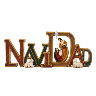 Sagrada Familia Navidad Decorativa 28,5 cm