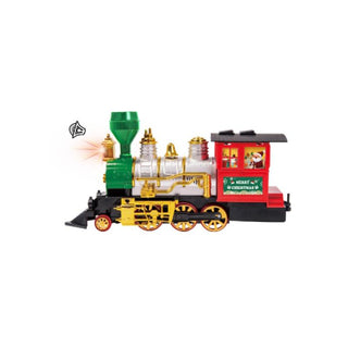 Tren Navideño Luz Música y Humo Clásico