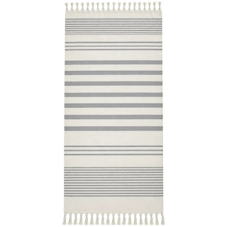 Pareo Toalla Turca 80x180 cm Gris Claro de Algodón y Poliéster