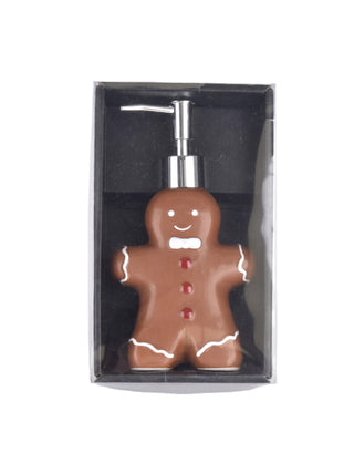 Dispensador Jabon Navideño Galleta De Jengibre