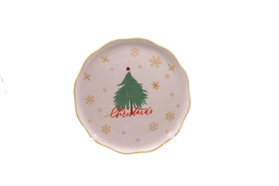 Plato Red Arbolito 23X23X2Cm 009