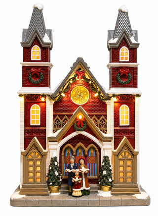 Iglesia Nav C/Luz 20X12X28,5Cm 82R