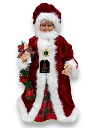 Sra Santa Claus Musical con Luz 60 cm