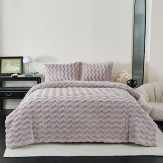 Plumón Sherpa Extra Cálido Chantilly King Gris Plata