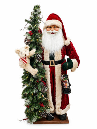 Santa Navideño con Luces y Música 170 cm