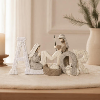 Sagrada Familia Amor Decorativa 25 cm