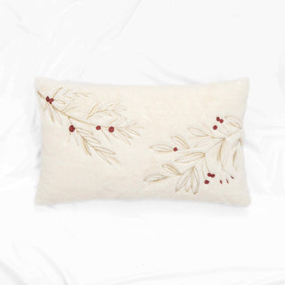 Funda Cojin Bord Hojas #2 30X50Cm 041