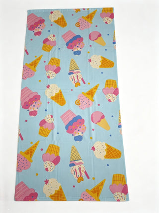 Set de Playa Infantil Toalla Microfibra 70x140 cm + Lentes de Natación Rosado