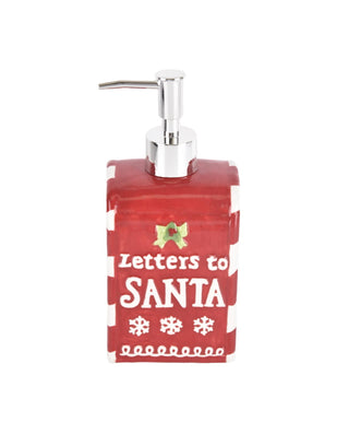Dispensador Jabon Navideño Letters To Santa